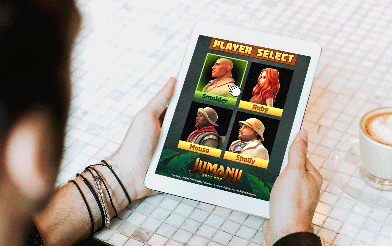 Jumanji Game animated Ad